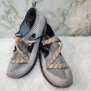 CHACO Gray Mesh Walking Shoes